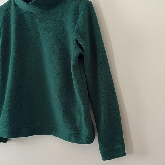 Dudley Stephens Park Slope Fleece Long Sleeve Stand Up Collar Green Size M - Picture 4 of 12